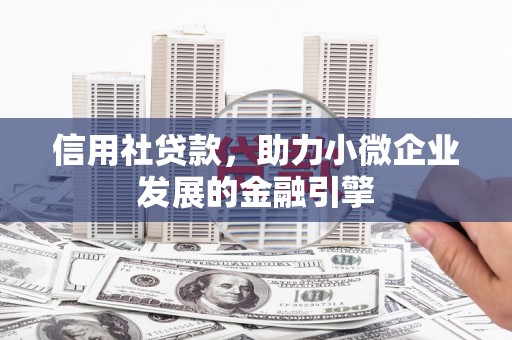 盐湖信用社贷款，助力小微企业发展的金融引擎