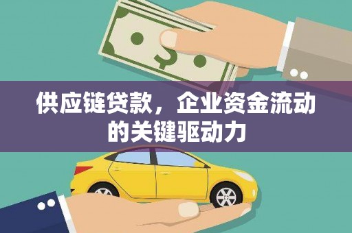 盐湖供应链贷款，企业资金流动的关键驱动力