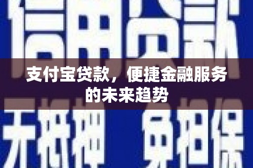 盐湖支付宝贷款，便捷金融服务的未来趋势