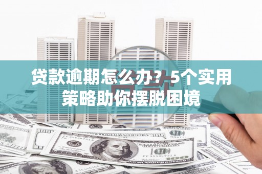 盐湖贷款逾期怎么办？5个实用策略助你摆脱困境