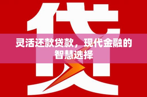 盐湖灵活还款贷款，现代金融的智慧选择