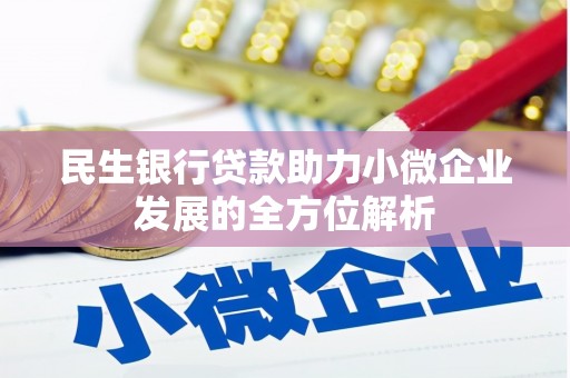 盐湖民生银行贷款助力小微企业发展的全方位解析