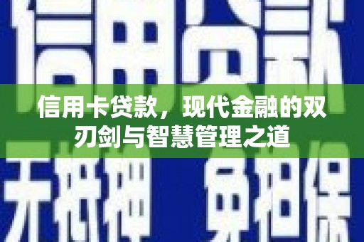 盐湖信用卡贷款，现代金融的双刃剑与智慧管理之道