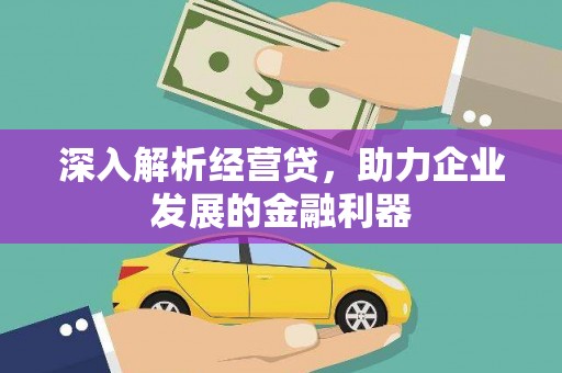 盐湖深入解析经营贷，助力企业发展的金融利器