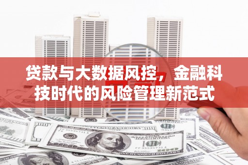 盐湖贷款与大数据风控，金融科技时代的风险管理新范式