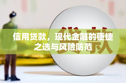 盐湖信用贷款，现代金融的便捷之选与风险防范