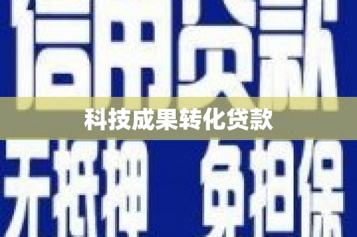 盐湖科技成果转化贷款