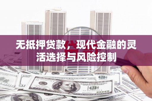 盐湖无抵押贷款，现代金融的灵活选择与风险控制