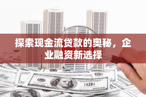 盐湖探索现金流贷款的奥秘，企业融资新选择