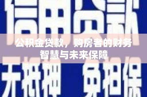 盐湖公积金贷款，购房者的财务智慧与未来保障