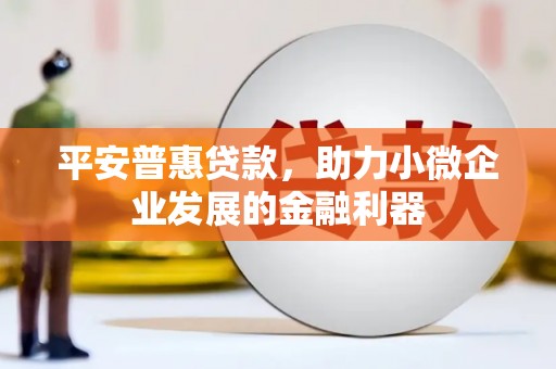 盐湖平安普惠贷款，助力小微企业发展的金融利器