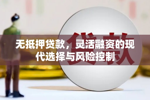 盐湖无抵押贷款，灵活融资的现代选择与风险控制