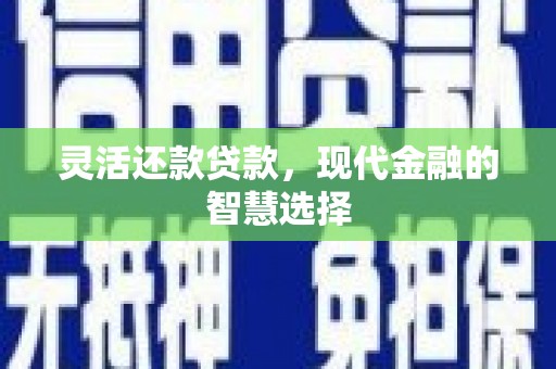 盐湖灵活还款贷款，现代金融的智慧选择