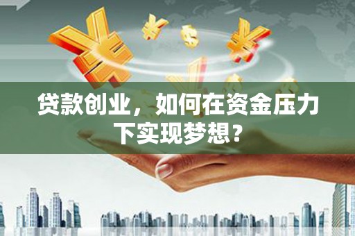 盐湖贷款创业，如何在资金压力下实现梦想？