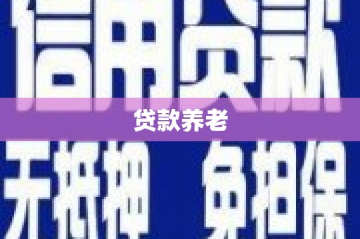 盐湖贷款养老