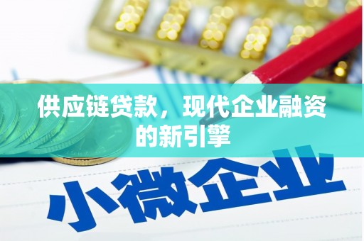 盐湖供应链贷款，现代企业融资的新引擎