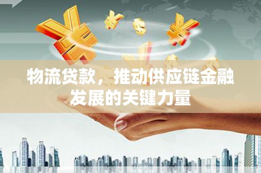 盐湖物流贷款，推动供应链金融发展的关键力量