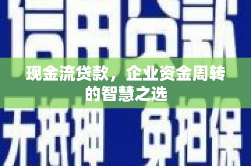盐湖现金流贷款，企业资金周转的智慧之选