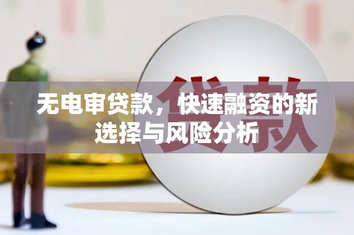 盐湖无电审贷款，快速融资的新选择与风险分析
