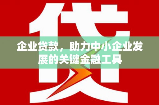 盐湖企业贷款，助力中小企业发展的关键金融工具