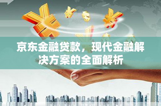 盐湖京东金融贷款，现代金融解决方案的全面解析