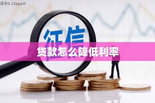 盐湖贷款怎么降低利率