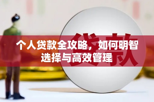 盐湖个人贷款全攻略，如何明智选择与高效管理