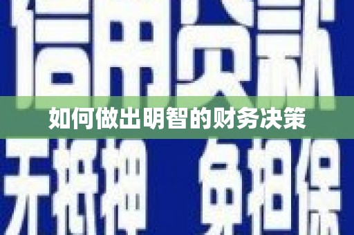 盐湖如何做出明智的财务决策
