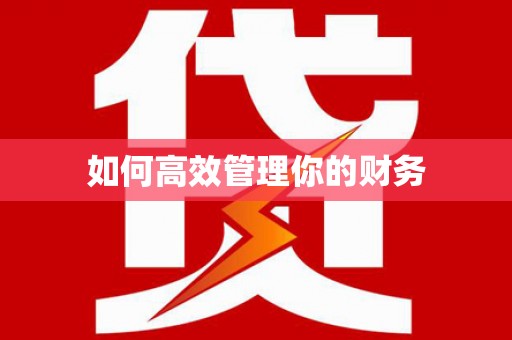 盐湖如何高效管理你的财务